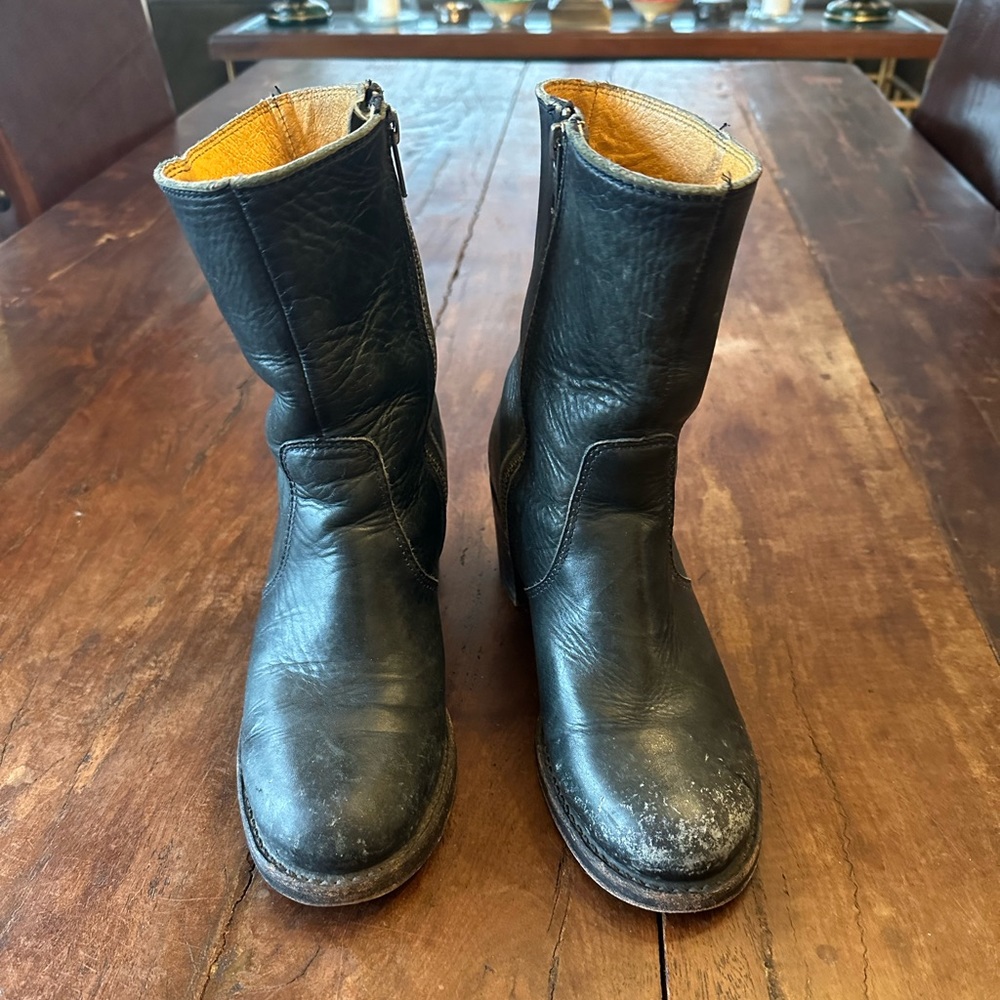 Frye Black Ankle Boots